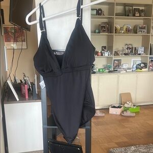 Michael Kors Black One-Piece Swimsuit